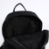Women's backpack made of artificial leather with lightning, 2 pockets, black color