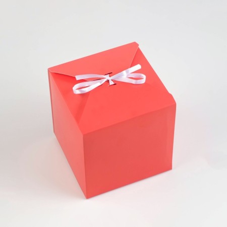 Folding red box, 14 x 14 x 14 cm-1