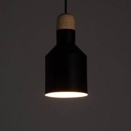 Bayerlux suspension Bayerlux "Puma" 1x40W E27 Black/brown 12x12x70cm-3