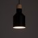 Bayerlux suspension Bayerlux "Puma" 1x40W E27 Black/brown 12x12x70cm