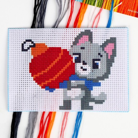 New Year's set for creativity. Creative workshop "New Year! Kit and friends "-6