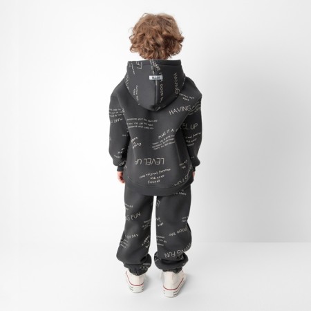 Kids (sweatshirt, trousers) KAFTAN LEVEL UP R.36 (134-140), gray-4