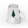 Winter lid cup, 250 ml, white with green