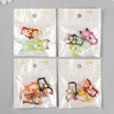 Carabine Metal "Kitty with Bantik" MIX 3.7x2.1 cm-4