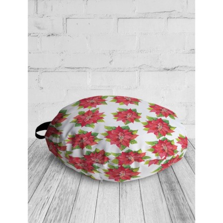 Pillow Sidushka "Watercolor Christmas Star", decorative, d = 52 cm