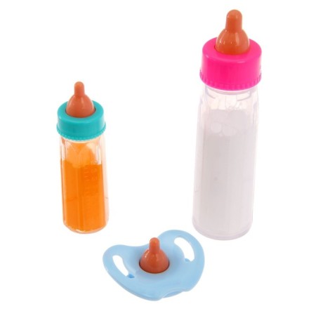 Magic bottle for dolls, set 2 pcs. with a nipple, mix, in a package-1