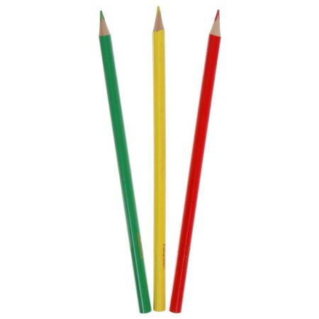 Pencils colored 12 colors, wooden, triangular body, in a cardboard box-10