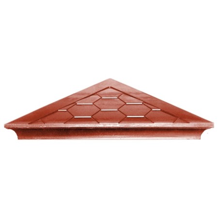 PPK cap to a column column, 1.5 × 1.5 bricks, 39 × 39 × 4.3 cm, terracotta, “flexible tile”-2