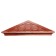 PPK cap to a column column, 1.5 × 1.5 bricks, 39 × 39 × 4.3 cm, terracotta, “flexible tile”