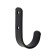 The hook is wall, universal, 80x50x20, black color