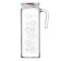 A jug with a lid Lav Bloom, glass, 1.2 l