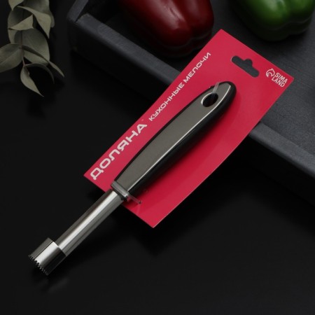Нож для сердцевины Доляна Blade, 21 см, ручка soft - touch, цвет чёрный-2