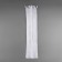 Lightning secret, No. 3, non -income, automatic lock, cotton, 50 cm, white color