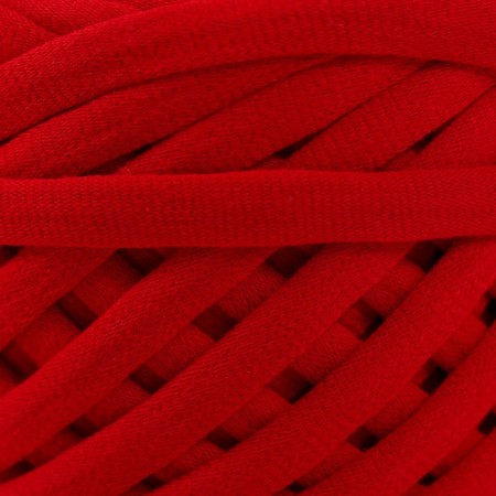 Knitted yarn set No. 3, 3x30 m/100 g, width 7-9 mm (white, black, red)-3