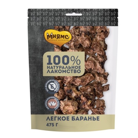 Mnyams delicacy for dogs, light lamb, 475 g