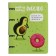 Notebook on rings, 80 sheets to the point "Avocado and Donut", cardboard cover, matte lamination Soft Touch, foil embroidery, shift block 70 g/m2