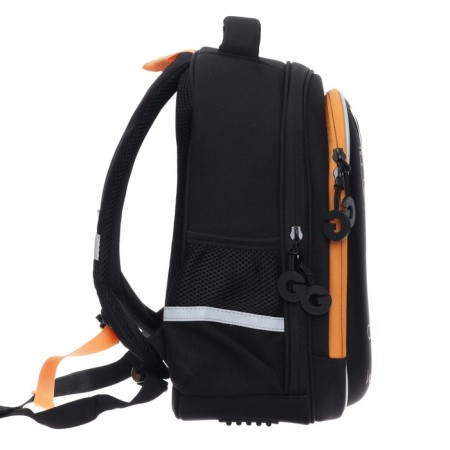 Grizzly frame backpack, 36 x 28 x 20 cm, with a cardholder, LED backlight, black-3