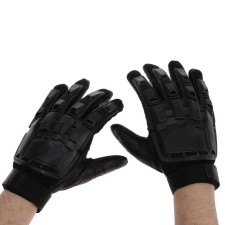 Motorcycle gloves with protective inserts, size XL