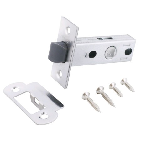 Latch "Allur Art" L45-8-P CP, without pens, end pound 25 mm, plastic, color chromium