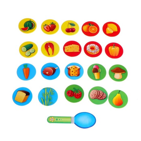 Developing game "File the little animal" (2 basics+ spoon+ 20 elements)-5