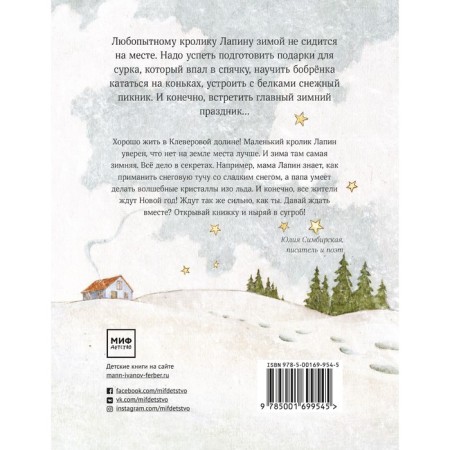 Lapin. Winter of a white rabbit. Julia Simbirskaya, illustrator Masha Sudov-1