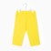 Suit for a girl (T -shirt, breeches), lemon color, height 110 cm