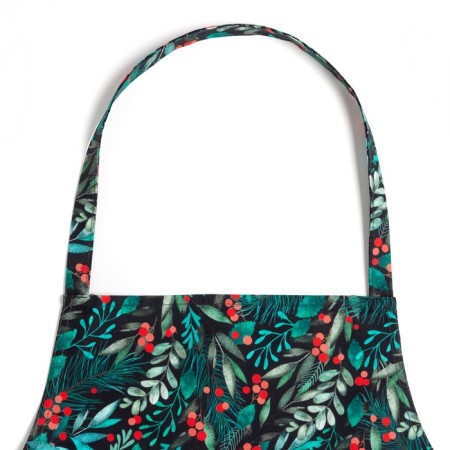 Apron "Ethel" Berry 60x70cm, 100%HL, sarzha 190 g/m2-1