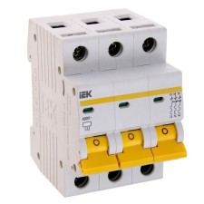 Automatic IEK switch, three-pool, C 50 A, VA 47-60, 6 KA, MVA41-3-050-