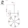 Ceiling Ceiling ST LUCE. SL2000.202.07. GEA. 7x40 watts, E14, 85x85x40 cm, golden color
