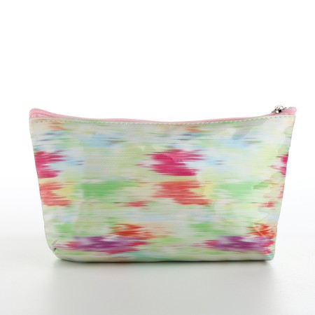 Cosmetic bag with lightning, red color-1