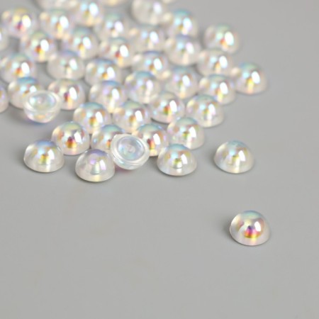 Decor for creativity Plastic "Bigating Halves" set of 50 pcs 0.6x0.6 cm