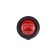 Round keyboard 250V 6A (3C) On-off Red Rexant