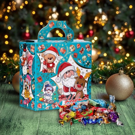 New Year. Gift set of sweets "Funny Friends", 300 g