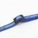 Collar "sport" with a reflective strip, 31 x 1 cm, blue