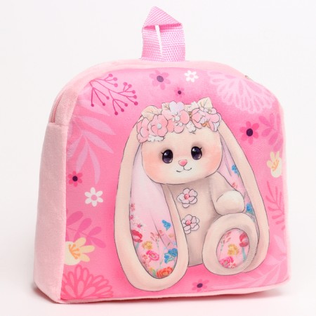 Baby backpack for the girl "Cute Bunny"-3