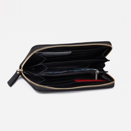 Women's wallet with lightning, black color-3