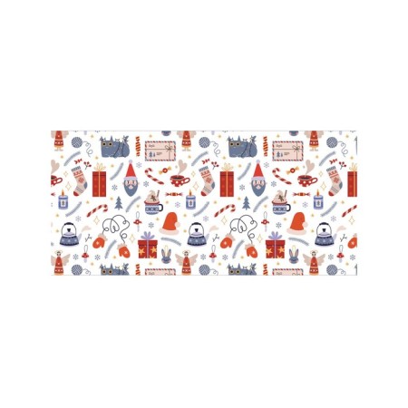 Basket for storage of things "Festive cat", size 40x60 cm-1