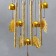 Wind Music Metal "leaves and butterflies" 5 bells 65x17 cm