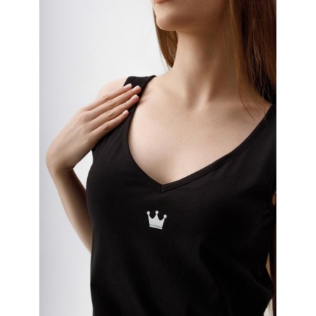 Night shirt female "crown", size 50, color black-5
