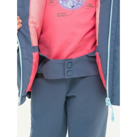Jacket for girls, height 98 cm, dark gray color-6