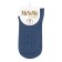 Women's socks mini cotone, size 39-41, color BLU
