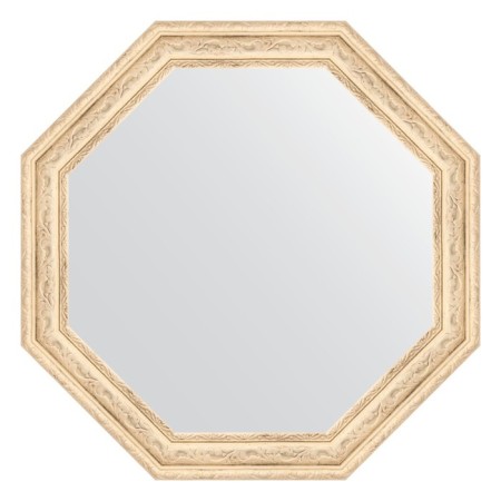 Mirror in the baguette frame, ivory 51 mm, 49.8x49.8 cm
