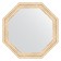Mirror in the baguette frame, ivory 51 mm, 49.8x49.8 cm