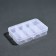 Organizer for decor, mobile cells, 8 cells, 10.6 × 6.5 × 2.3 cm, the color is transparent