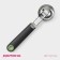 Spoon for ice cream lime, 20 × 5.3 cm, black and green color