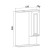 Mirror-chip "Monroe 53" Right 16 x 53 x 80 cm