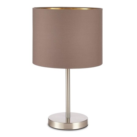 Evoluce bedside lamp. Sle300574-01. Brescia. 1x40 W, E27, 25x25x43 cm, Nickel color