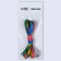 Shoes for shoes, steam, flat, 8 mm, 90 cm, rainbow color
