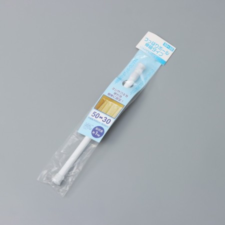 Universal cornice, sliding 30-50 cm, white color-8