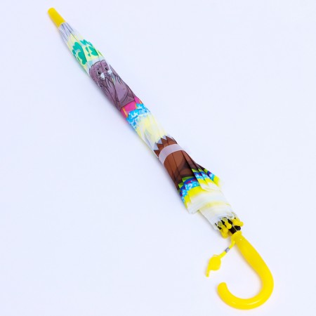 Children's umbrella P/Aut with a whistle "Seal on vacation" d = 84 cm, 8 spokes, 65 × 7 × 6 cm-6